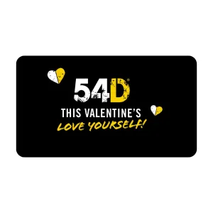 54D ON Valentine's Gift Card