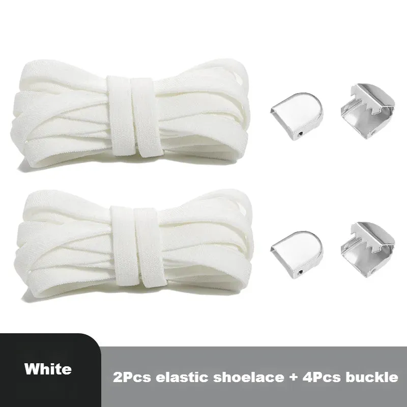 8mm Flat Shoes Elastic Sneakers Quick Without Ties Shoe Laces for Kids & Adults Shoes