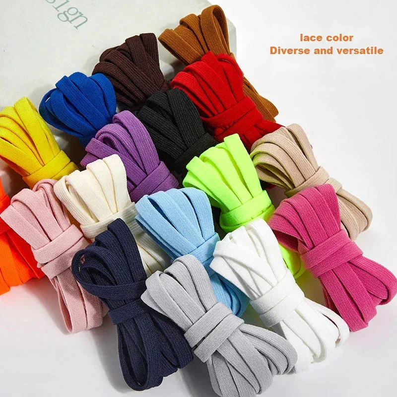 8mm Flat Shoes Elastic Sneakers Quick Without Ties Shoe Laces for Kids & Adults Shoes