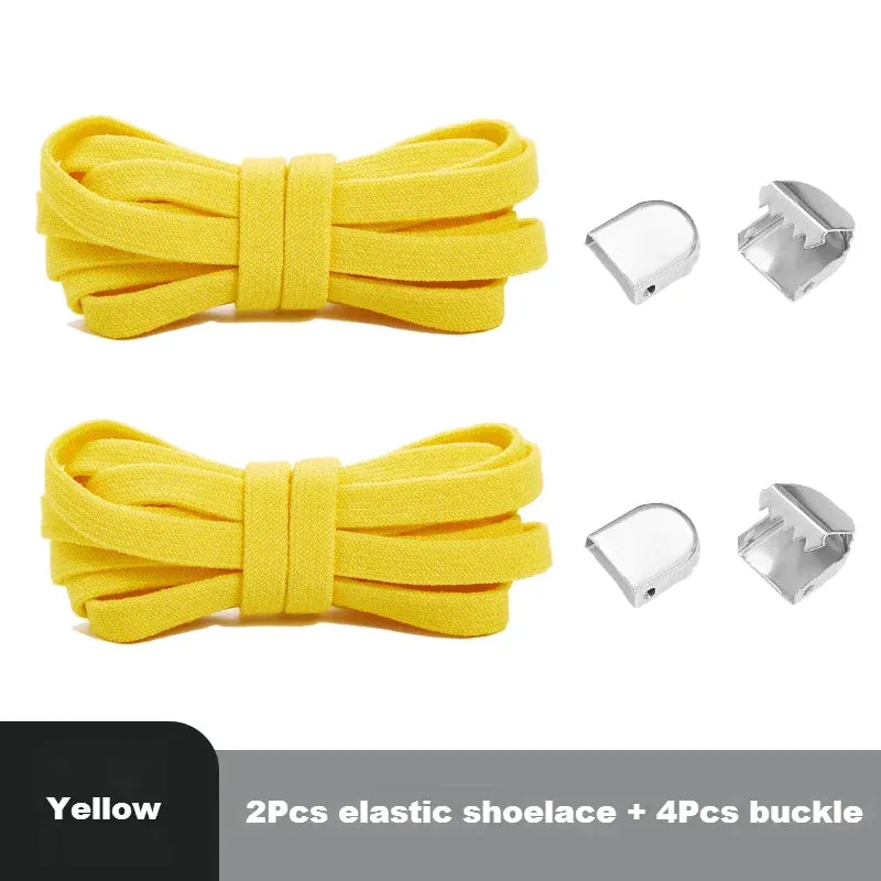 8mm Flat Shoes Elastic Sneakers Quick Without Ties Shoe Laces for Kids & Adults Shoes