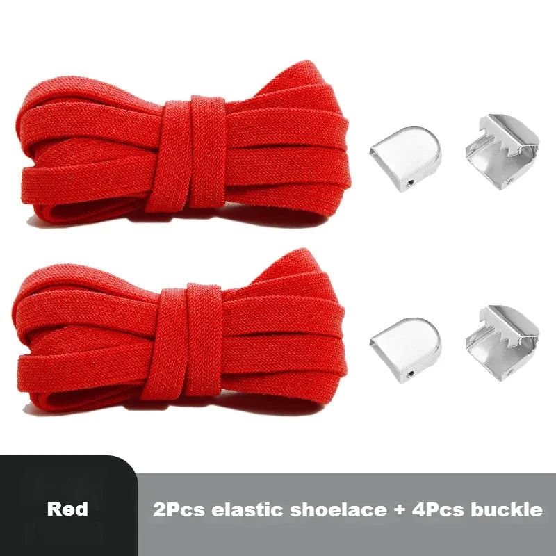 8mm Flat Shoes Elastic Sneakers Quick Without Ties Shoe Laces for Kids & Adults Shoes