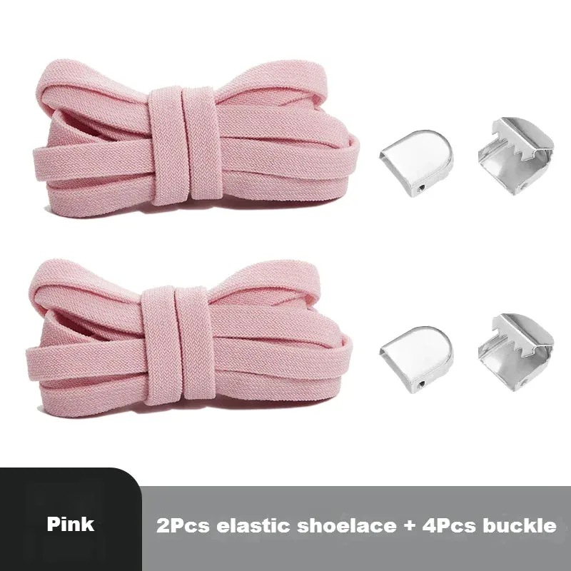 8mm Flat Shoes Elastic Sneakers Quick Without Ties Shoe Laces for Kids & Adults Shoes