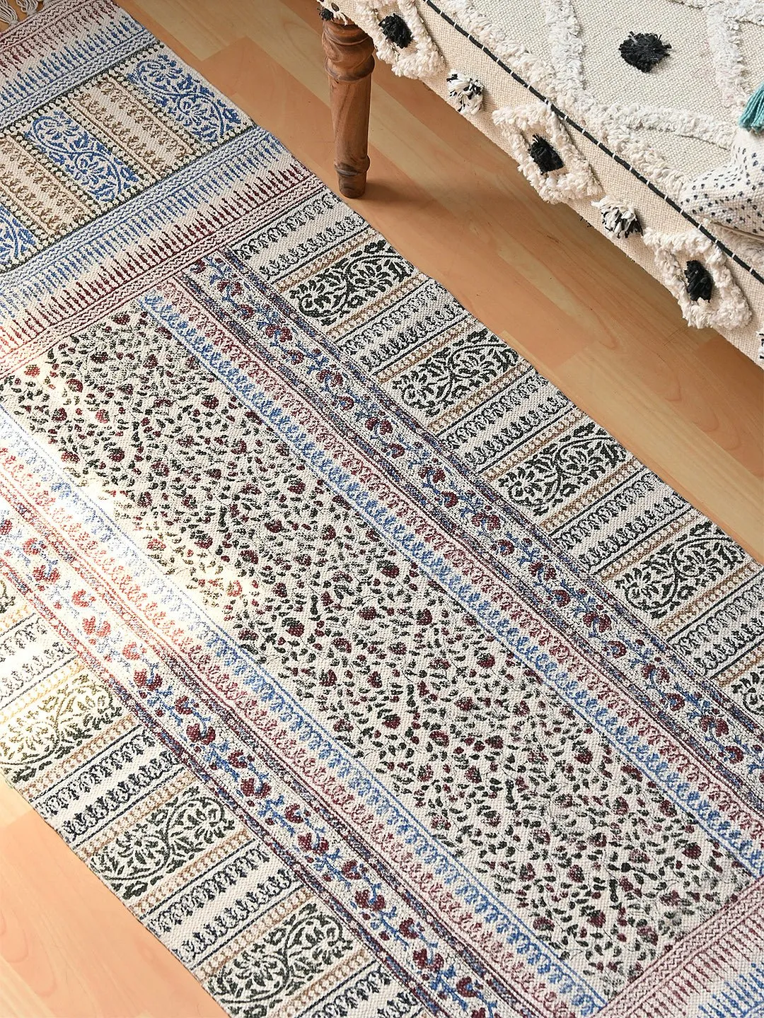 BANJUL - BLOCK PRINTED FLOOR RUNNER