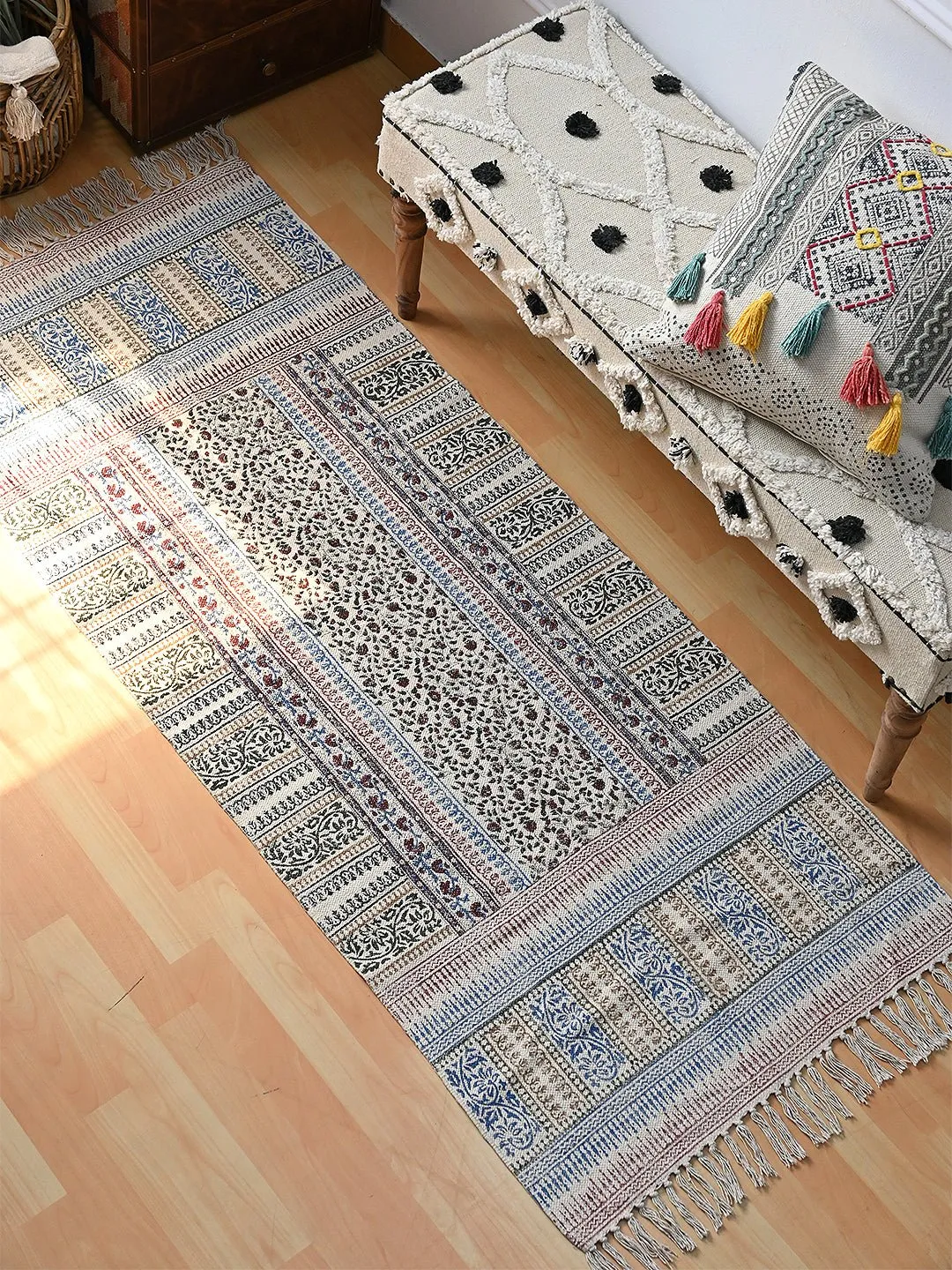 BANJUL - BLOCK PRINTED FLOOR RUNNER