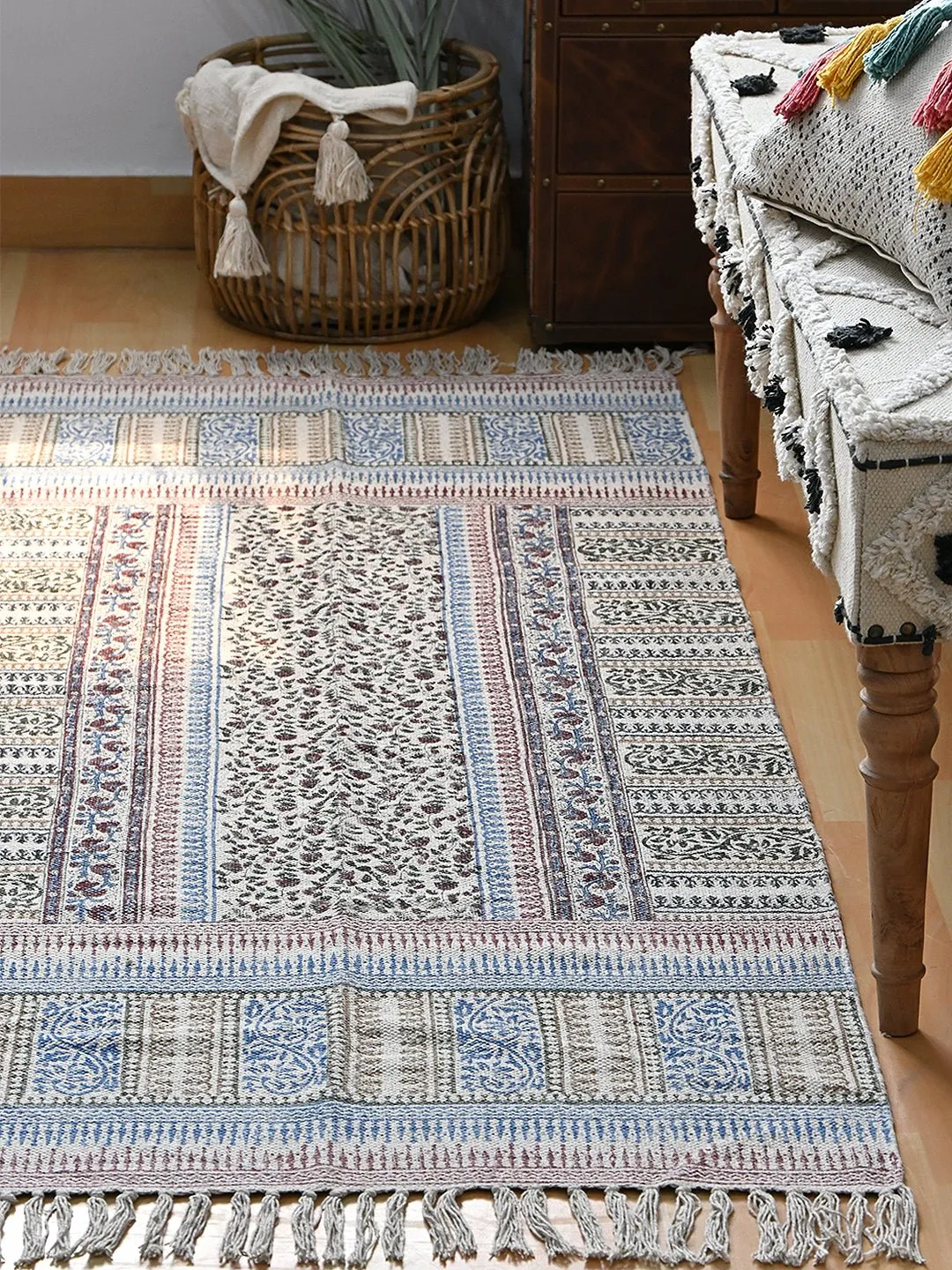 BANJUL - BLOCK PRINTED FLOOR RUNNER