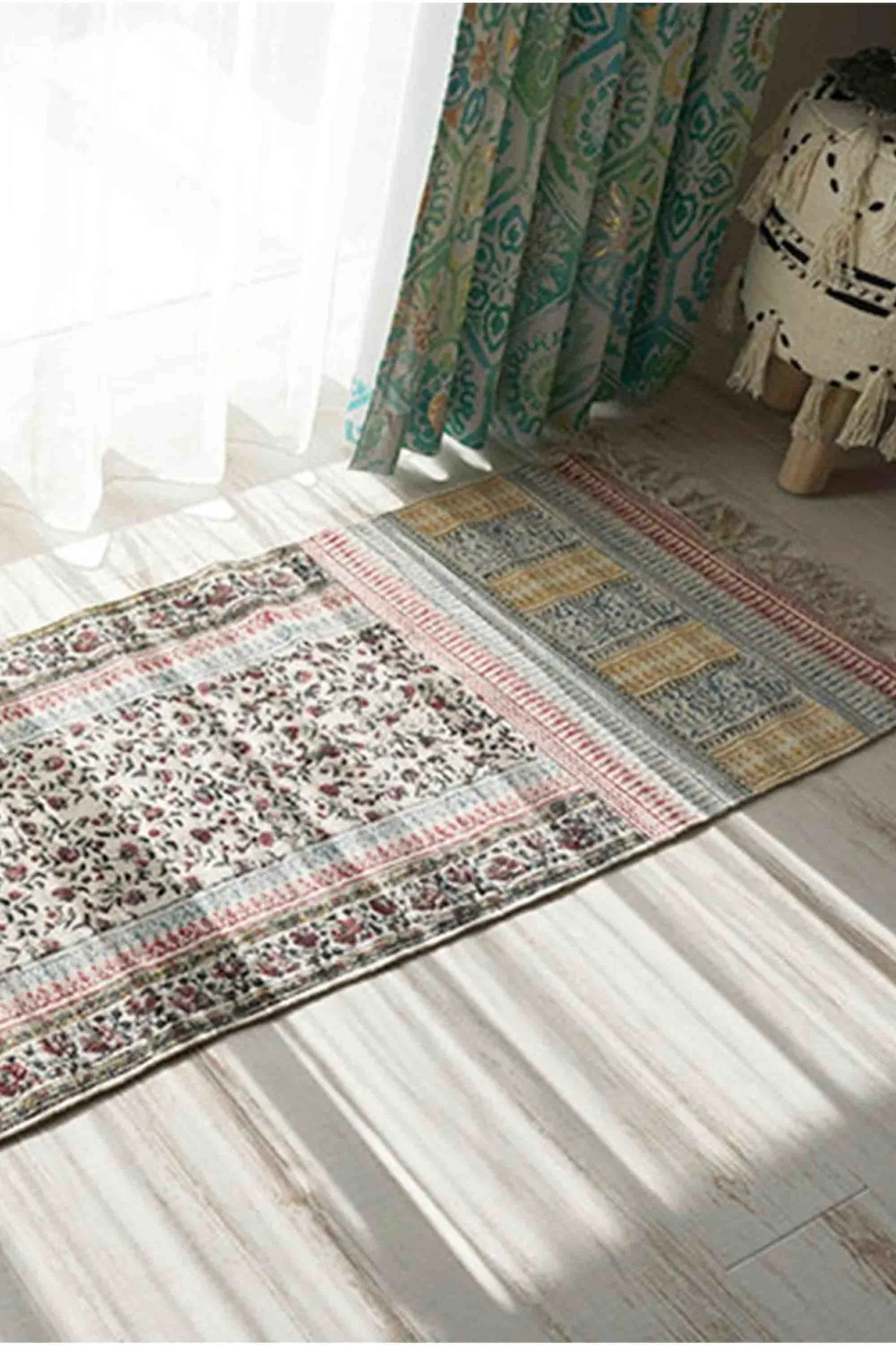 BANJUL - BLOCK PRINTED FLOOR RUNNER