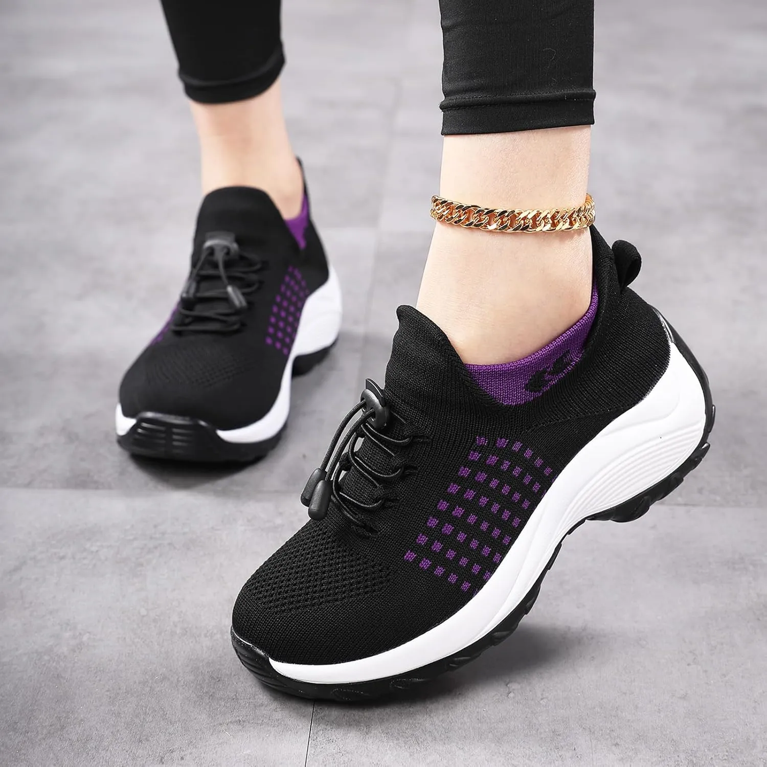 Comfort Wear Orthowear Shoes for Women Men, Breathable Orthopedic Sneakers, Comfortwear Ortho Shoes, Women Plantar Fasciitis Shoe, Air Cushion Slip-On Orthopedic Diabetic Walking Sneaker Thick Bottom