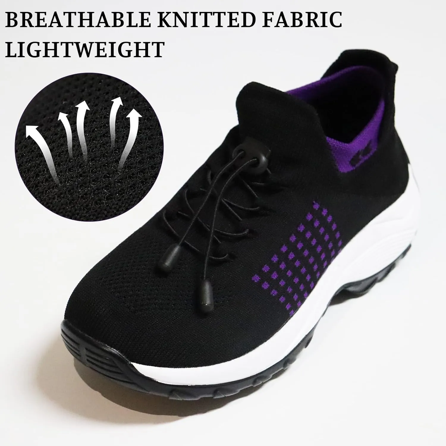 Comfort Wear Orthowear Shoes for Women Men, Breathable Orthopedic Sneakers, Comfortwear Ortho Shoes, Women Plantar Fasciitis Shoe, Air Cushion Slip-On Orthopedic Diabetic Walking Sneaker Thick Bottom