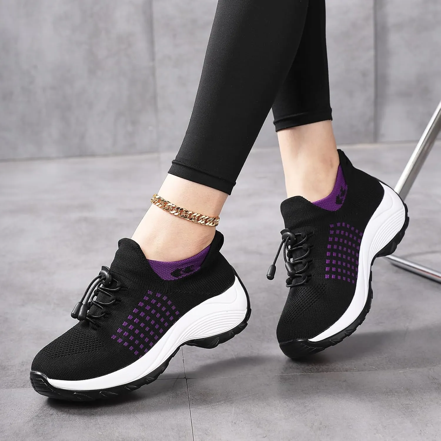Comfort Wear Orthowear Shoes for Women Men, Breathable Orthopedic Sneakers, Comfortwear Ortho Shoes, Women Plantar Fasciitis Shoe, Air Cushion Slip-On Orthopedic Diabetic Walking Sneaker Thick Bottom