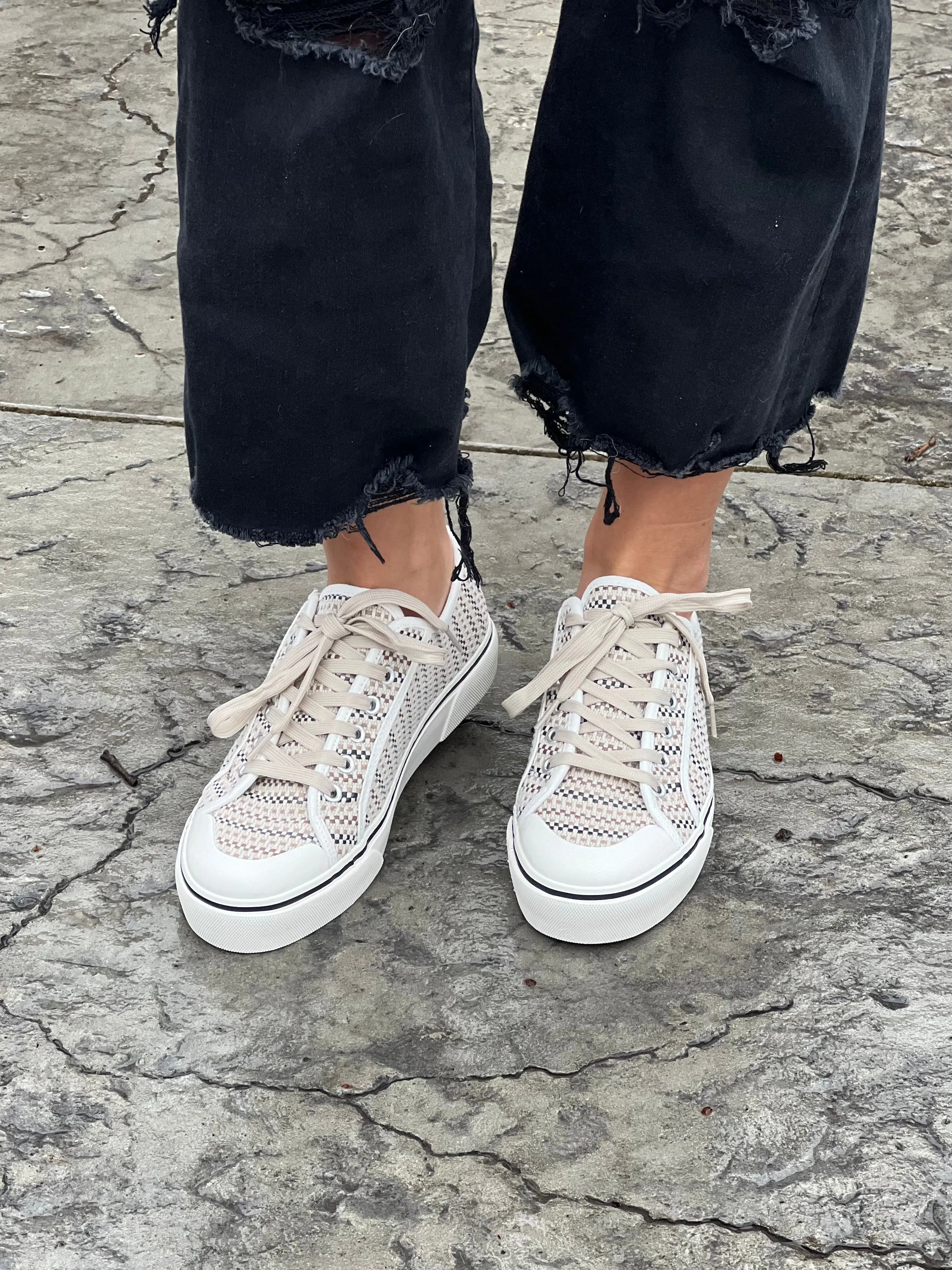 Corkys Waiting List Sneaker in Tan