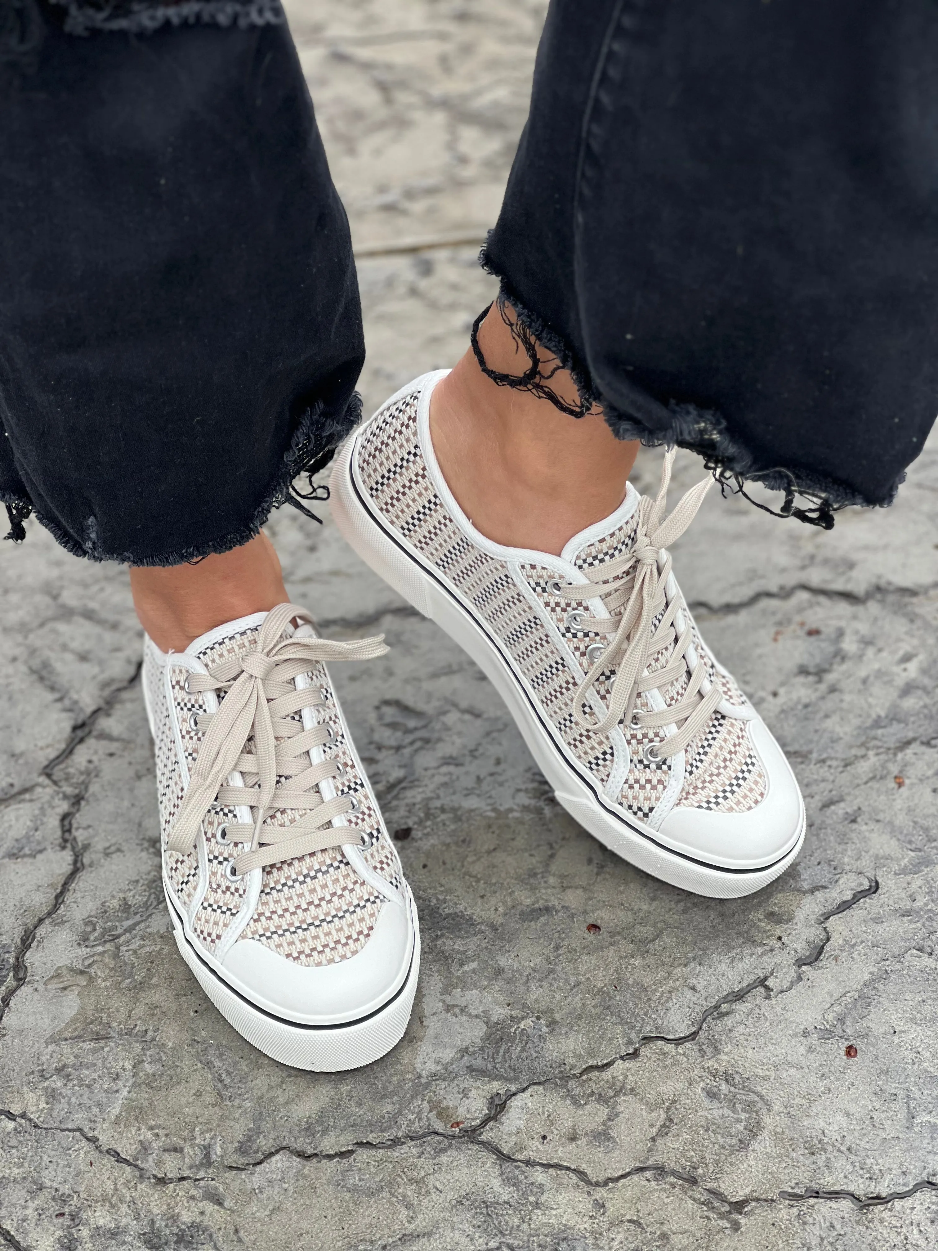 Corkys Waiting List Sneaker in Tan