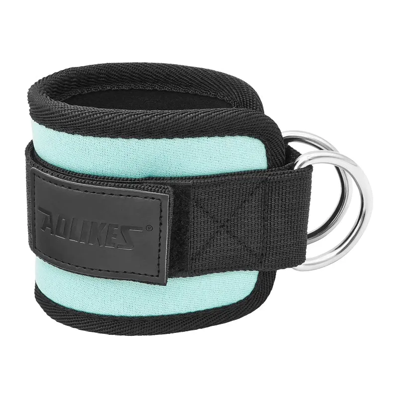 Double D Ring Ankle Cuffs For Gym Workouts Cable Ankle Straps For Glutes Legs And Strength Training