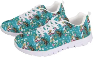 Jeiento Christmas Shoes Mesh Walking Sneakers for Women Men Athletic Footwear Casual Trainers Fashion Tennis Shoes,Non Slip