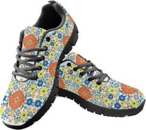 Jeiento Womens Fashion Sneaker Low Top Lace Up Walking Sneakers Non Slip Comfort Road Running Shoe Work Footwear