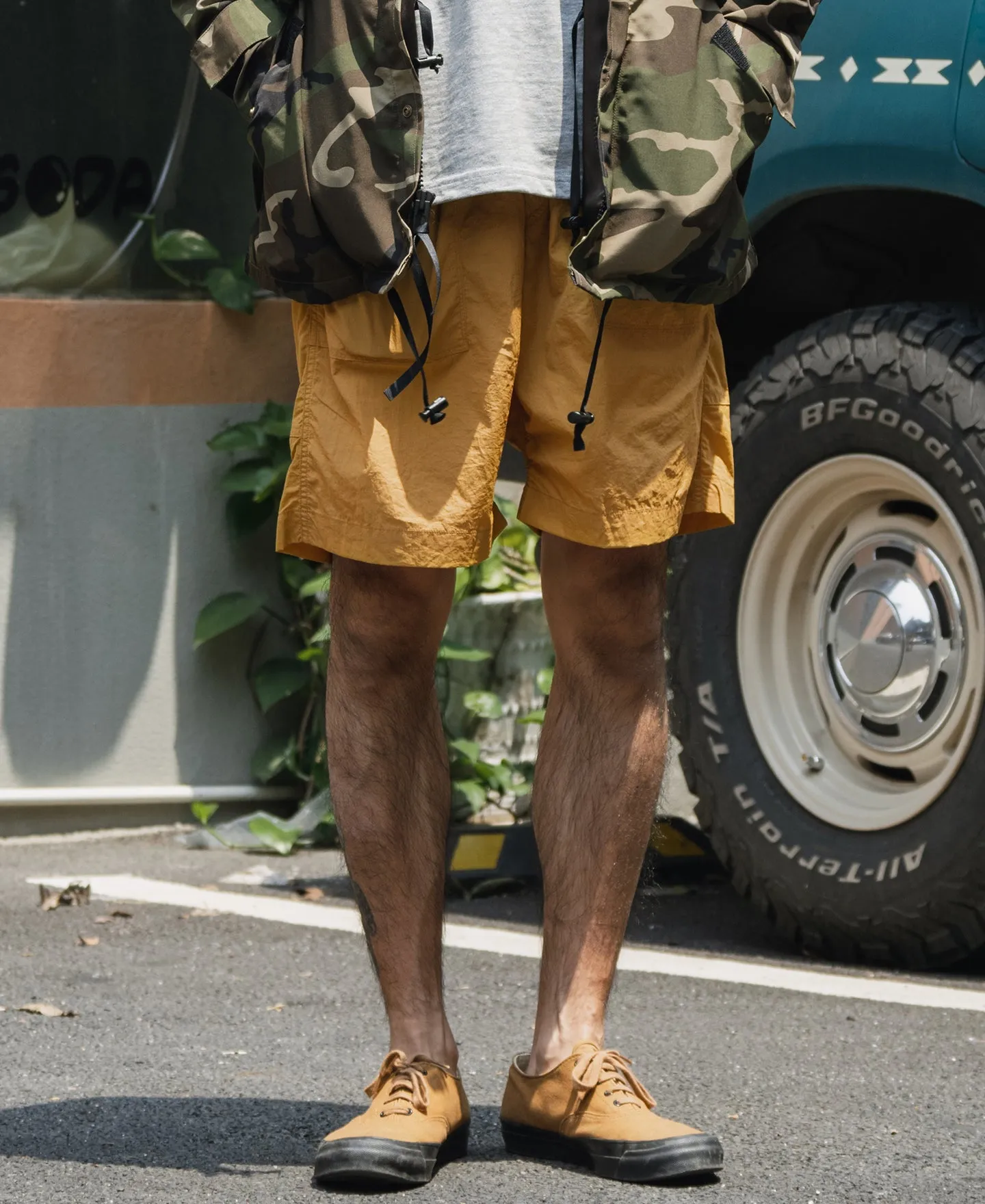 Nylon Climbers' Shorts - Yellow