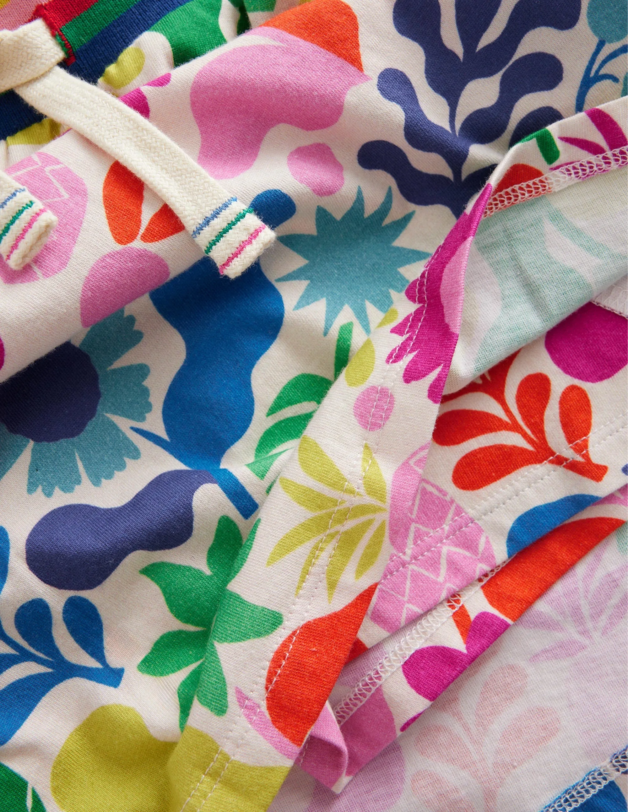 Printed Jersey Skort-Multi Holiday Floral