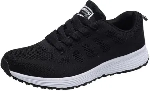 Sneakers for Women Casual Mesh Breathable Lace Up Walking Womens Running Shoes Mesh Shoes Dressy Casual Wedge Sneakers Platform Tennis Shoe Cross Trainer Shoe
